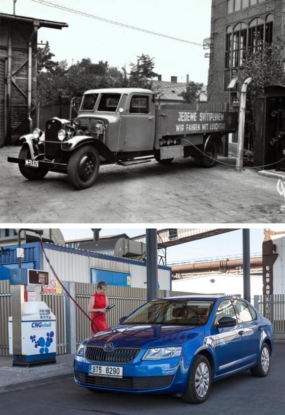 Bezešvé láhve se využívaly již v roce 1936 pro pohon automobilů